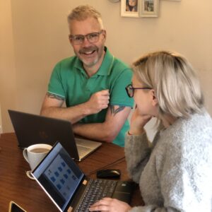 Adam from Startup with Adam business coaching Buffy from The Twisted Felter