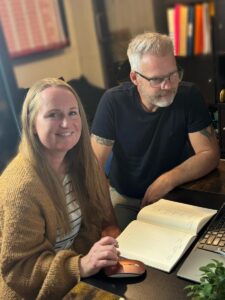 Adam McCollough & Sam de-la Haye business coaching session